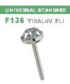 ASTM F136 TI6AL4V ELI DISK (THREADLESS, UNIVERSAL STANDARD, 2.0MM LOW PROFILE, SWAROVSKI)